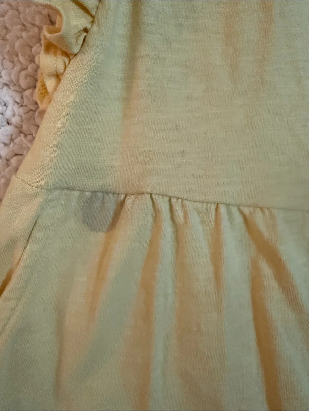 Toddler Girls’ Buttercream Yellow Play Romper 3T